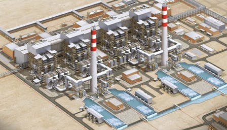 The Jeddah South Thermal Power Plant in Saudi Arabia