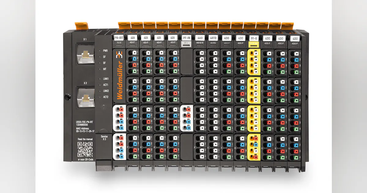 Weidmuller: Distributed I/O Platform | Automation World