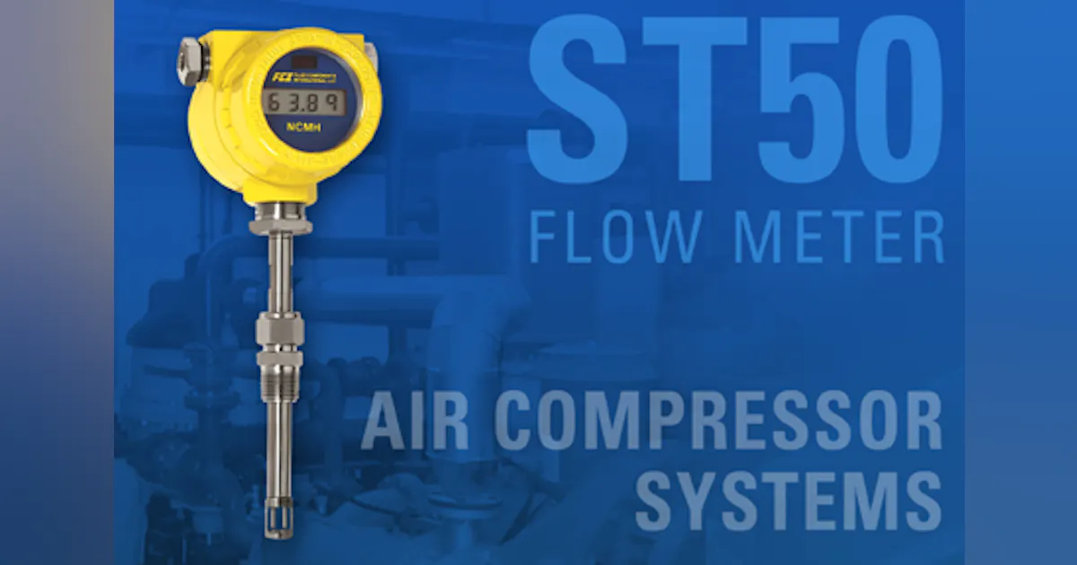 Compres Meter Flow Meter Improves Air Compressor System Efficiency | Automation World