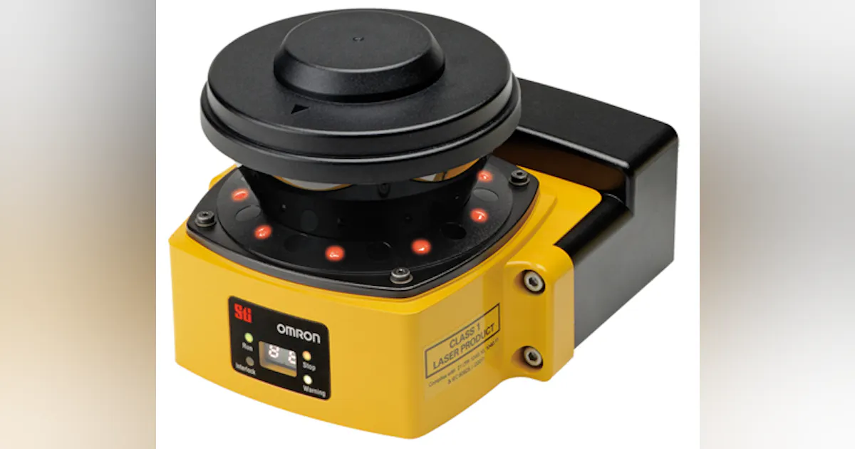 EtherNet/IPT-enabled OS32C-4M Safety Laser Scanners from OMRON ...
