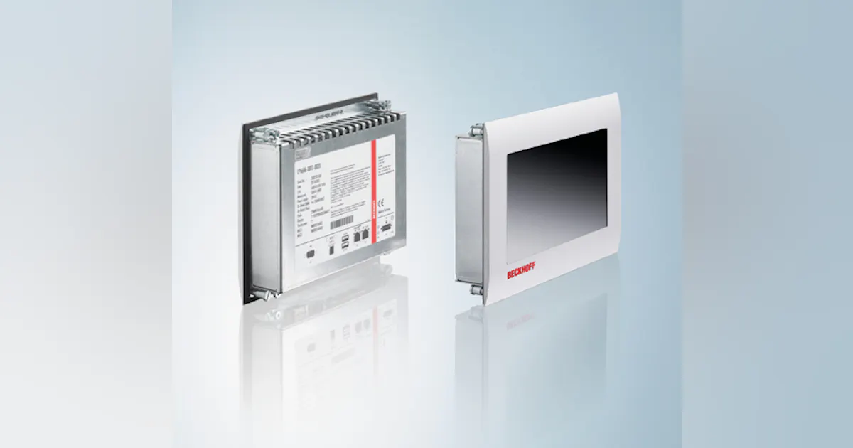 Beckhoff Indicator Control Panel Beckhoff: Compact 7-inch Panel PCs Handle All-in-One HMI and Control ...