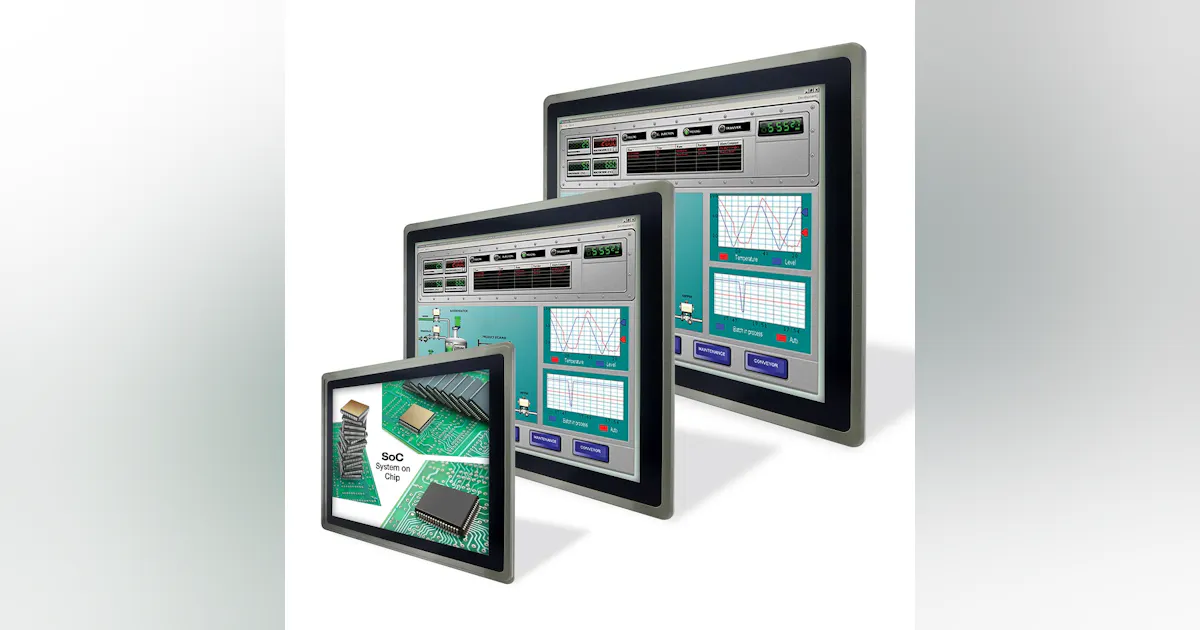 Metal Computer Interface Panel AIS's Touch Panel PC with Robust Die-Cast Aluminum Housing Lower ...