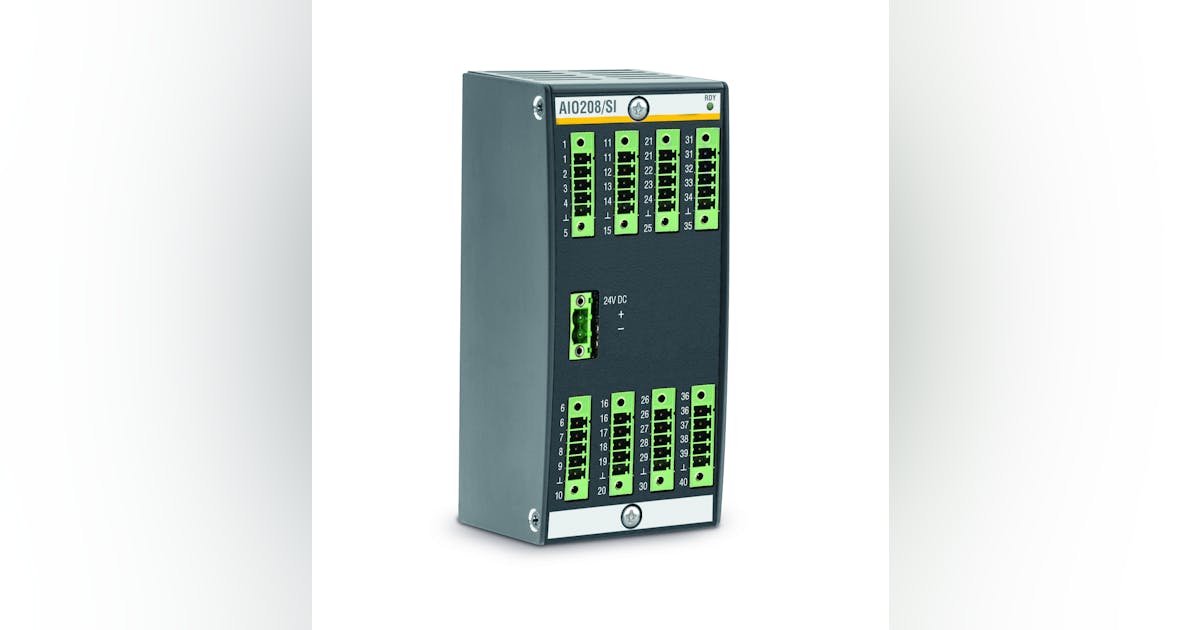 Universal I/O module with galvanically isolated inputs | Automation World
