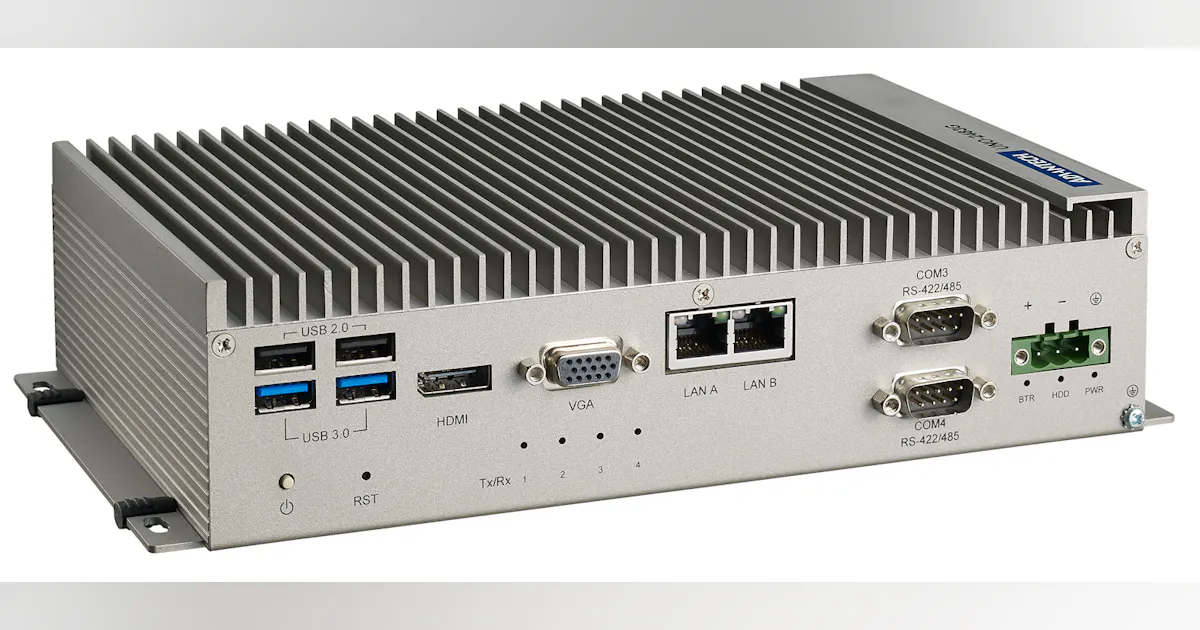 Advantech Announces Embedded Automation Computer with 4th Generation ...
