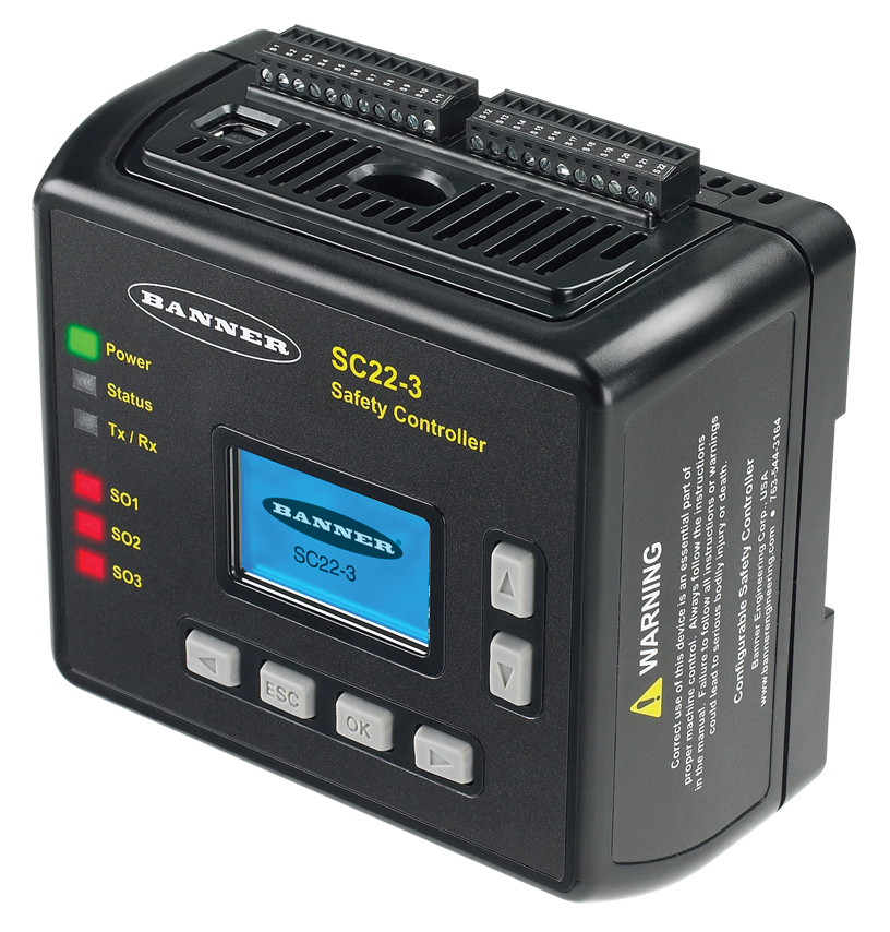 Ease of operation. Flexible and easy to configure, the programmable safety controller now used by S&R Robot Systems is operator friendly.