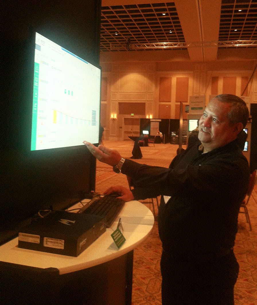 Eduardo Ballima demonstrates the InTouch 2014 R2 capabilities