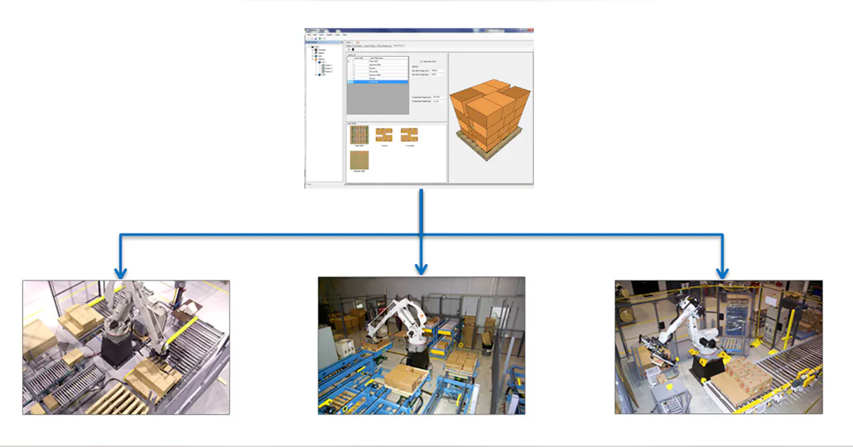 Palletizing Program PalletSolver Software Enables Offline Setup of Robotic Palletizing ...