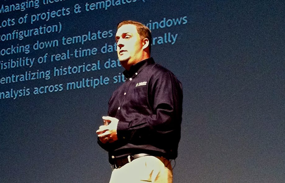 Travis Cox at Inductive Automation&apos;s 2014 user conference