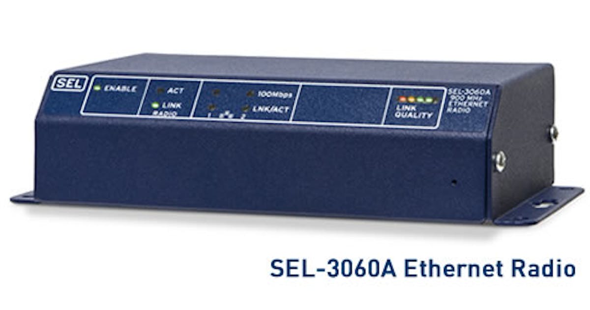 SEL: Multipurpose SEL-3060 Ethernet Radio | Automation World
