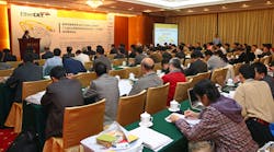ITEI’s Dr. Dan Liu introduces the Chinese EtherCAT standard. ITEI’s Dr. Dan Liu introduces the Chinese EtherCAT standard.