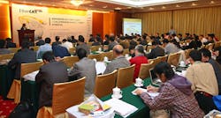 ITEI’s Dr. Dan Liu introduces the Chinese EtherCAT standard. ITEI’s Dr. Dan Liu introduces the Chinese EtherCAT standard.