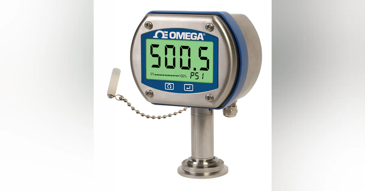 Dbg409 OMEGA Introduces Digital Pressure Gauge DPG409S | Automation World