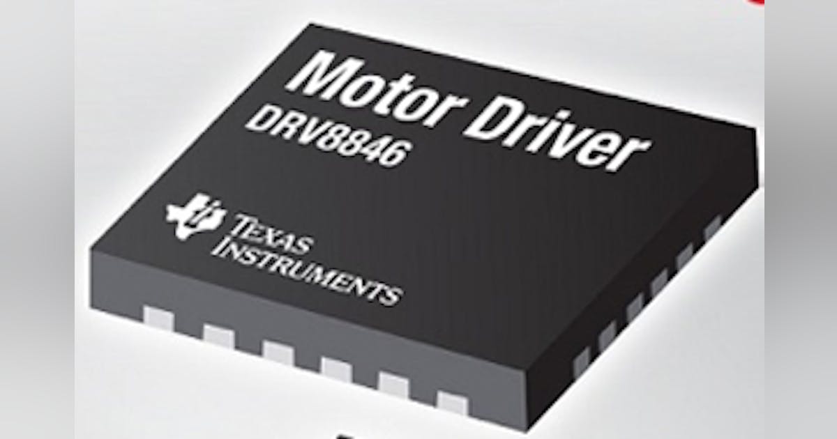 TI: Reduces spin-up time for motors w/ 12V drivers | Automation World