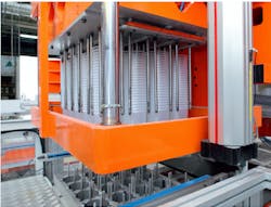 This thermoforming machine from Fabri-Kal manufacturers drinking cups. This thermoforming machine from Fabri-Kal manufacturers drinking cups.