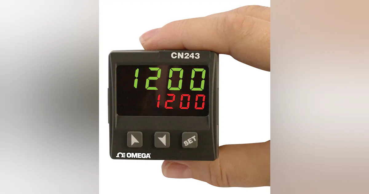 Omega Temperature Controller Back Omega Engineering Introduces 1/16 DIN Temperature Process Controller ...