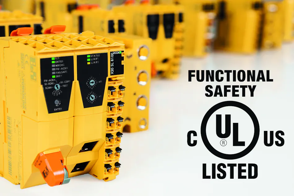 B&R safety technology awarded UL certification | Automation World