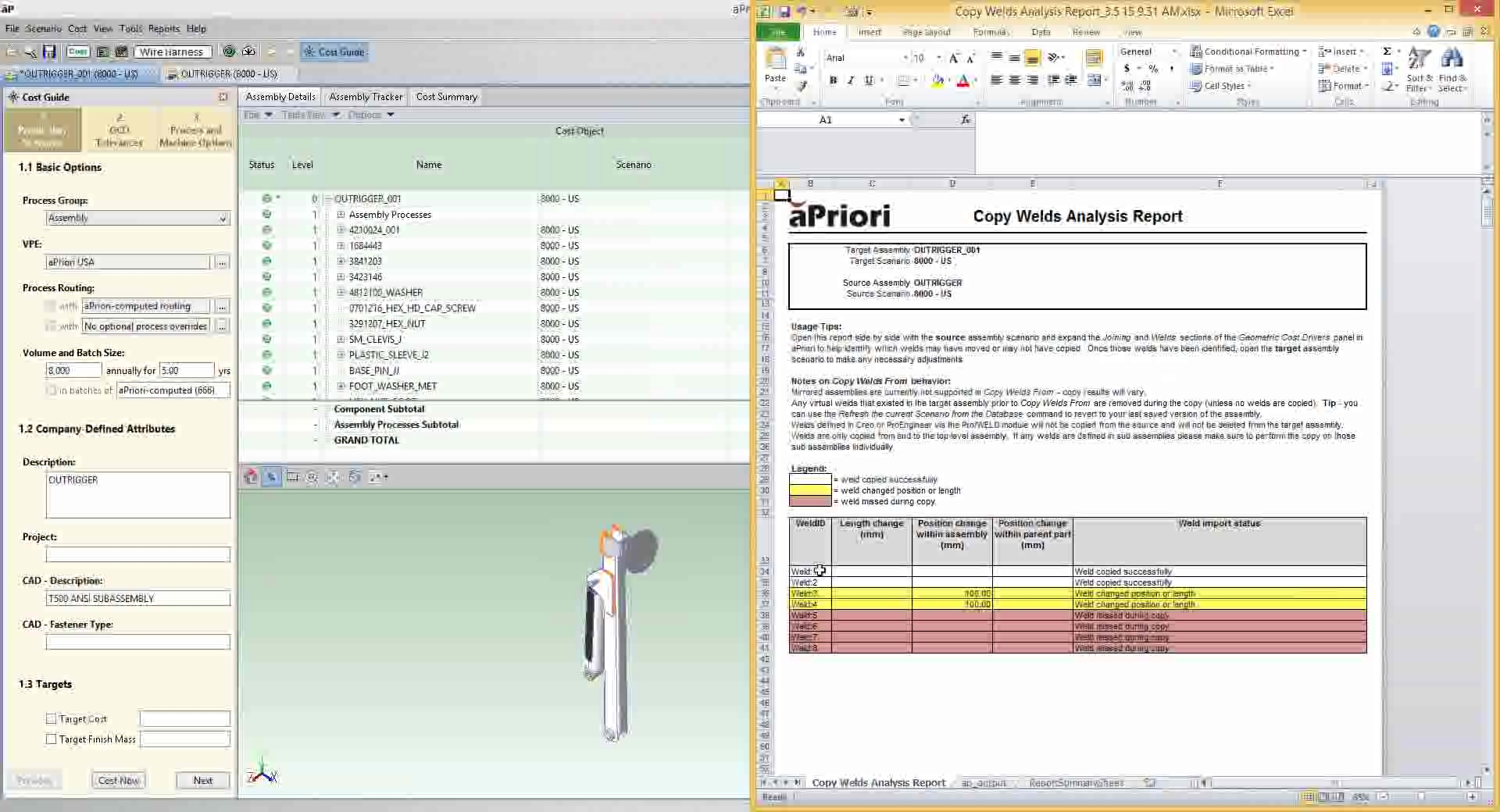 sample auto generated report screen shot