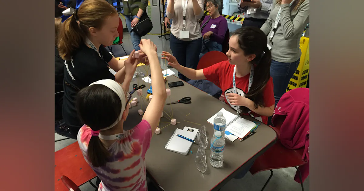 Machine Operation Knowledge Girls Girls Join Forces to Learn About Engineering | Automation World