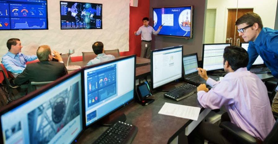 A view inside Honeywell&apos;s Industrial Cyber Security Lab in Duluth, Ga.