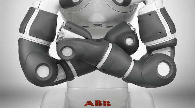 Close, safe interactions with humans are the goal of ABB&rsquo;s recently introduced YuMi robot.