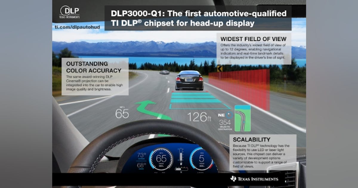 New TI DLP chipset for automotive head-up display enables widest field ...