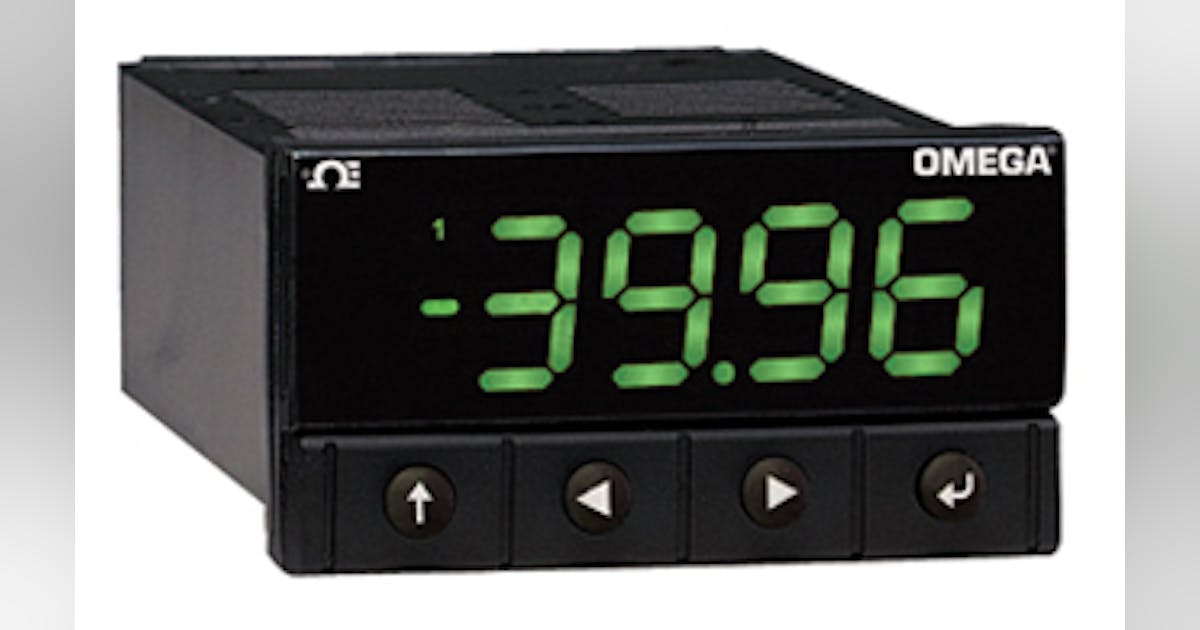 Omega Engineering Introduces Platinum Digital Panel Meters | Automation ...