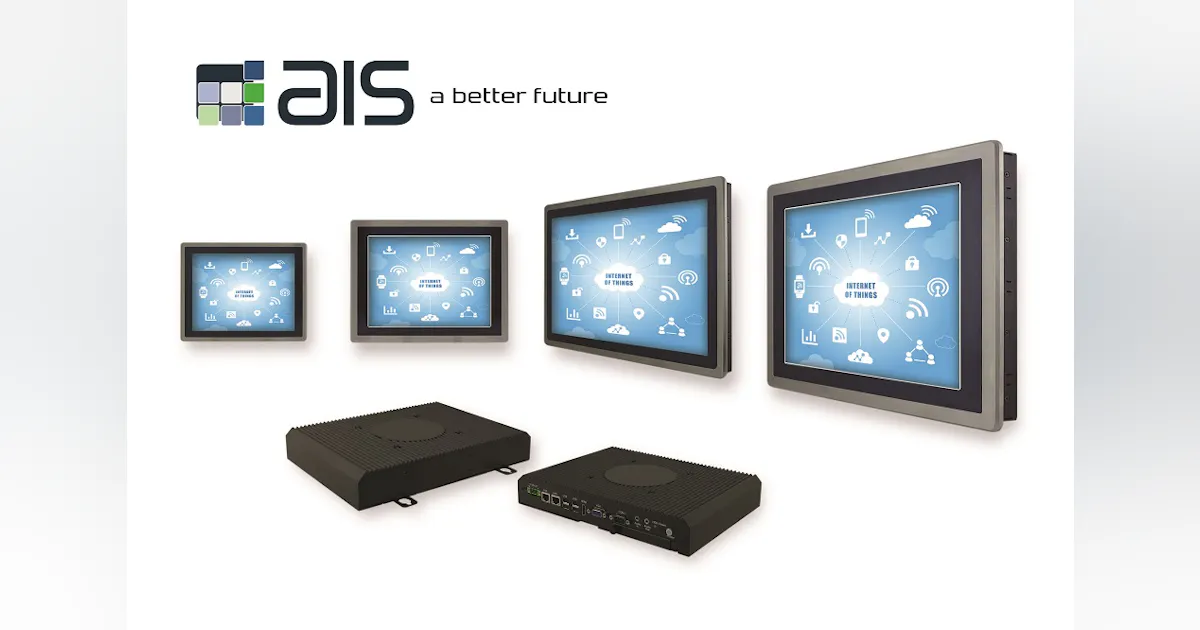 AIS New Multifunctional Touch Panel and PC-Based M2M HMIs Deliver 2D or ...