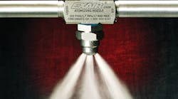 EXAIR's new internal mix atomizing spray nozzle EXAIR's new internal mix atomizing spray nozzle