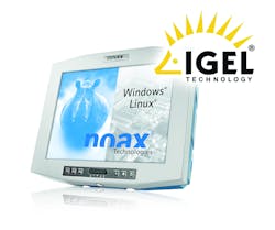 Hardware by noax and software by IGEL form a stable and failsafe system.