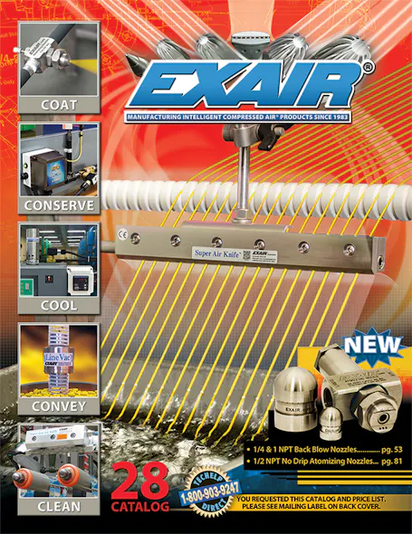 Exair’s New Catalog 28 Offers 192 Pages of Intelligent Compressed Air ...