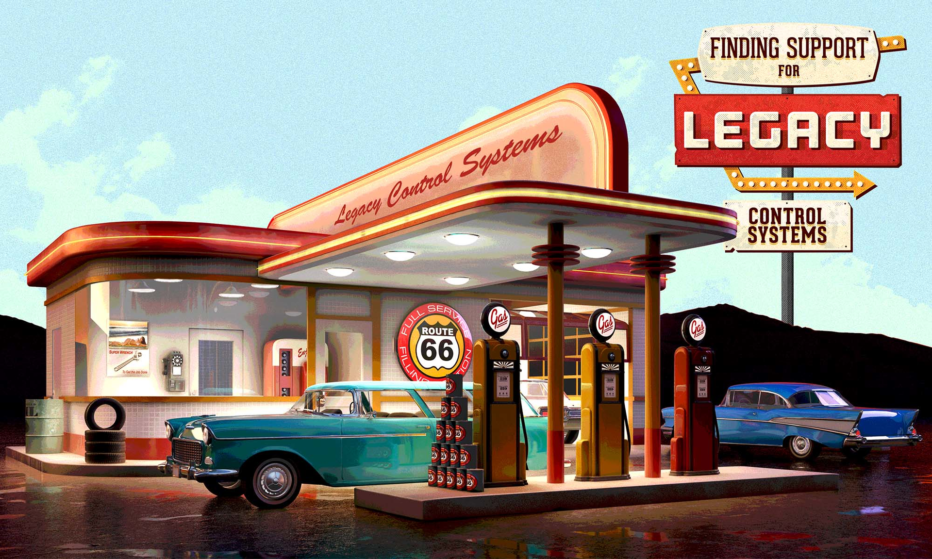 Sometimes it makes better economic sense to maintain legacy control systems than to upgrade to new ones. But finding the part