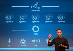 Ganesh Bell of GE Power & Water details the launch of the Digital Power Plant. Ganesh Bell of GE Power & Water details the launch of the Digital Power Plant.