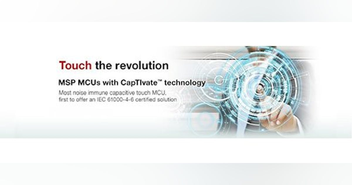 Touch the Revolution with the Most Noise-immune Capacitive Touch ...