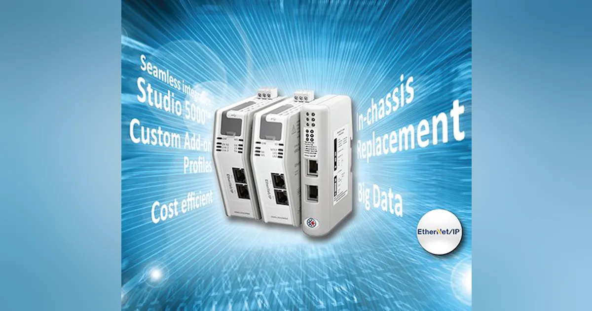 New EtherNet/IP Linking Devices Enable Communication Between Rockwell ...