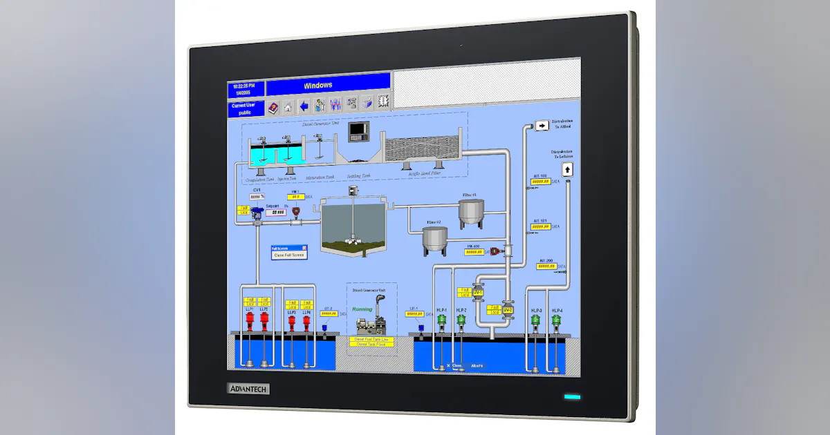 Advantech: Truly Flat 4:3 Industrial Monitor Series | Automation World