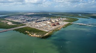 Ichthys LNG Project onshore facilities under construction.