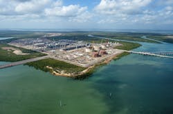 Ichthys LNG Project onshore facilities under construction. Ichthys LNG Project onshore facilities under construction.