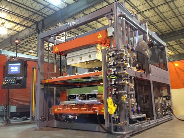 A MAAC thermoforming machine.