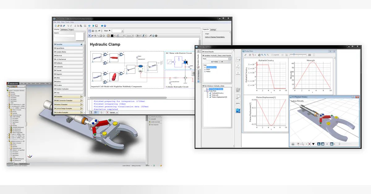 Toolbox Enables System-Level Modeling with CAD Designs | Automation World