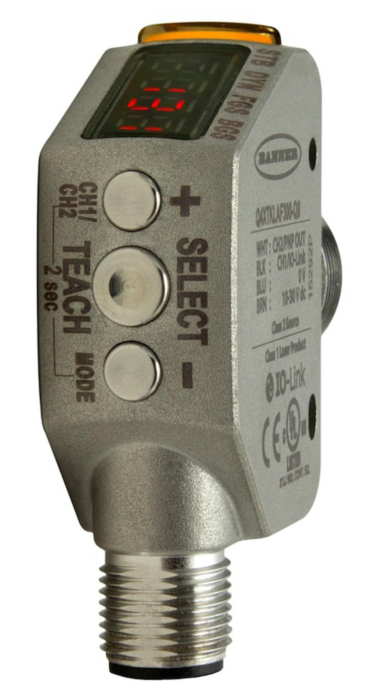 Banner Engineering Q4X Laser Distance Sensor Now Available with Dual