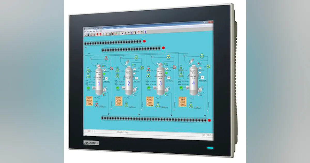 Touch Panel Advantech Advantech Launches a New Powerful Touch Panel Computer | Automation World