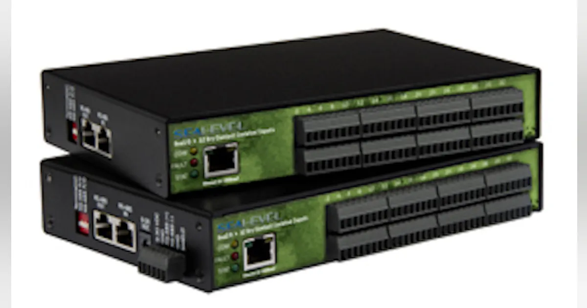 Latest SeaI/O Dry Contact Input Modules Include PoE Support ...