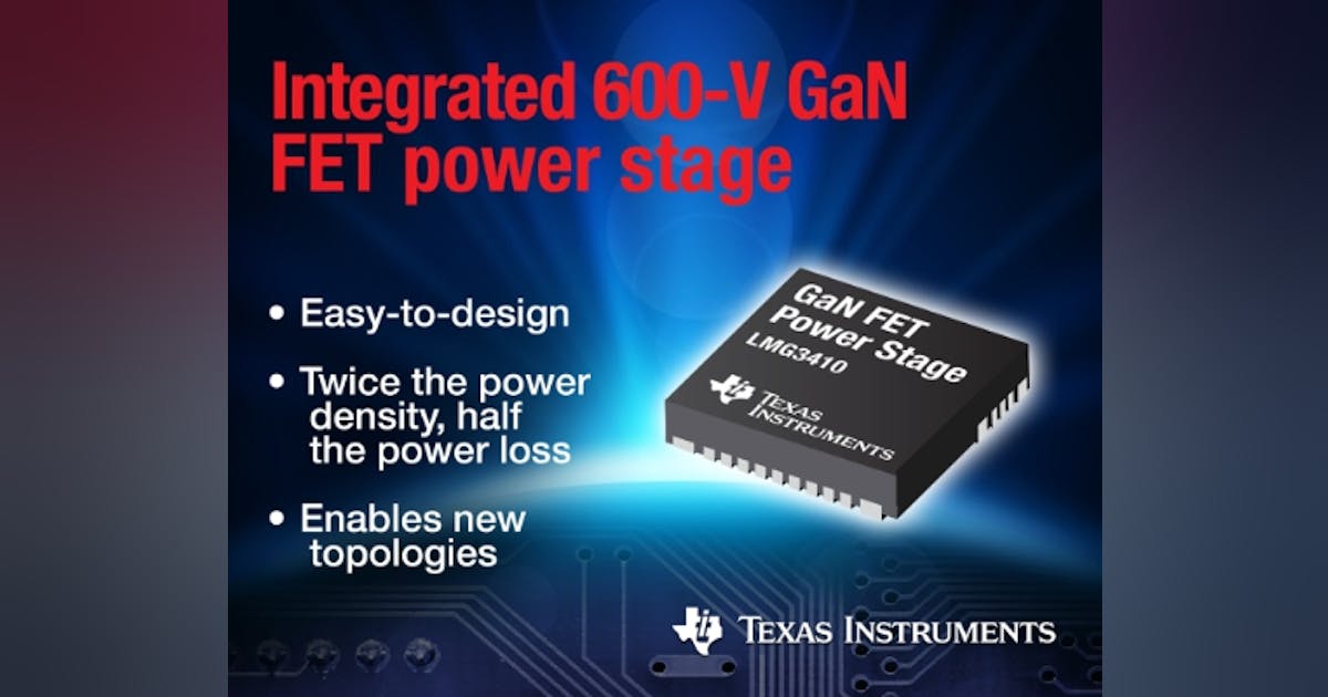 Revolutionize High-Performance Power Conversion With TI's 600-V GaN FET ...