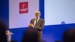 Microsoft CEO Satya Nadella at Hannover Messe 2016 Economic Forum