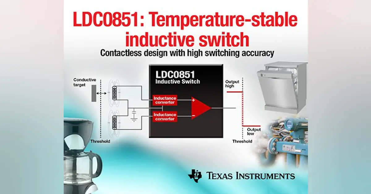 TI Introduces the First Differential Inductive Switch | Automation World