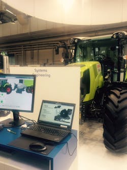 The next-generation CLAAS tractor built using Dassault Syst&egrave;mes&apos; 3DExperience.