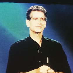 Dean Kamen, founder of FIRST, speaking at Rockwell Automation TechED