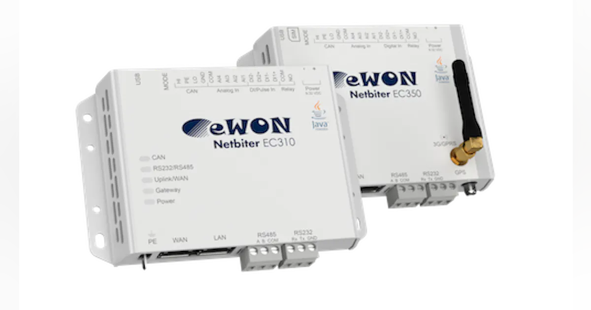 Netbiter 310 HMS to offer the Netbiter remote management solution under the eWON ...