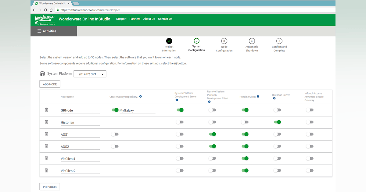 Wonderware Online InStudio: Automation Infrastructure-as-a-Service ...