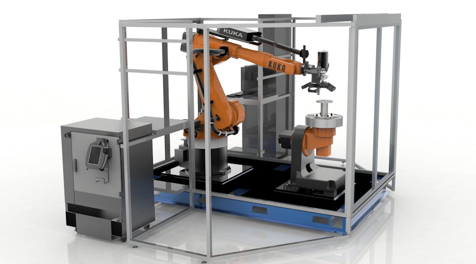 The Stratasys Robotic Composite 3D Demonstrator.